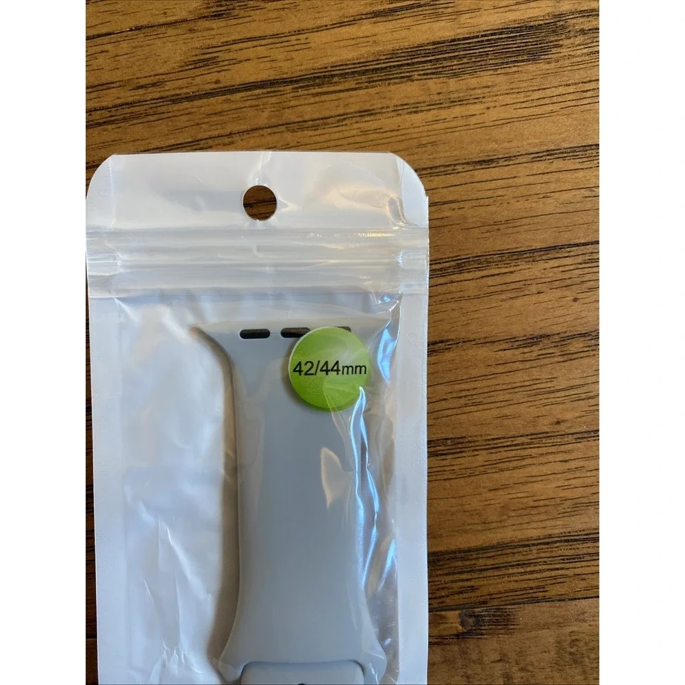 Gray Sport‎ Band Fits Apple Watch Sizes 42mm 44mm New